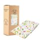 Mussola Swaddle Cotone Biologico 120x120 cm Insetti simpatici Happy Bear