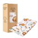 Mussola Swaddle Cotone Biologico 120x120 cm Circo Happy Bear