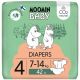 Pannolini Taglia 4 Maxi 7/14 Kg Moomin Baby