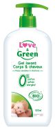 Detergente Gel Baby Corpo e Capelli Bio 500 ml Love&Green