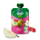 Pack 6X Frutta Frullata 100% Bio Pera e Lampone 100 gr Hero Solo