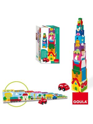Gioco Cubi Impilabili +1anno Goula