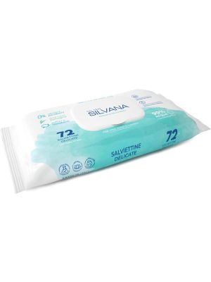 Salviette Detergenti all'Acqua 72 pz Laboratorio Silvana