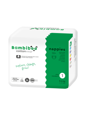 pannolini ecologici bambiboo tg 1 2/4 kg