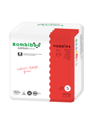 pannolini bambiboo tg 5 12/17 kg