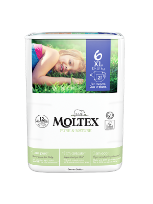 Pannolini MOLTEX taglia 6 XL peso 16/30 kg