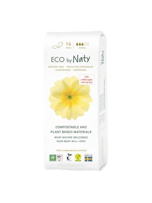 assorbenti femminili ecologici Eco by Naty normal