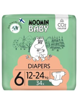 pannolini Muumi Baby tg 6 12/24 kg