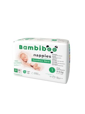 Pannolini in Bambù Taglia 1 Newborn 2/4 Kg Bambiboo 
