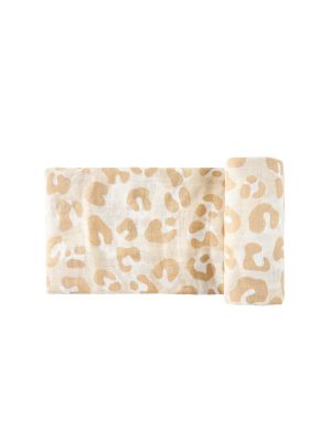 Mussola Swaddle Cotone Biologico 120x120 cm Ruggito Happy Bear