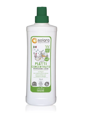 Detersivo Piatti Ecologico Concentrato senza profumo 1 litro Officina Naturae