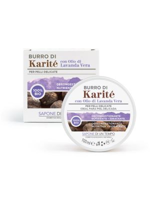 Burro di Karitè con Olio di Lavanda 100 ml Sapone di un Tempo