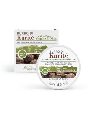 Burro di Karitè con Olio di Olio Extravergine 100 ml Sapone di un Tempo