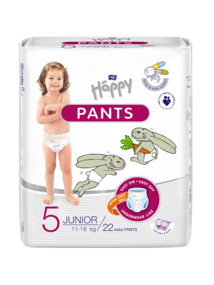 Pannolini Mutandina Taglia 5 Junior 11/18 Kg Happy