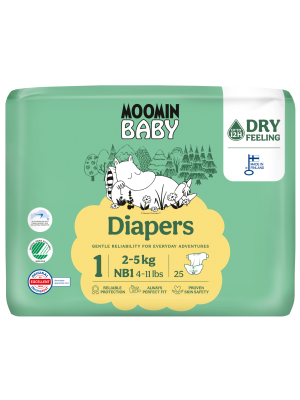 Pannolini Taglia 1 Newborn 2/5 Kg Moomin Baby