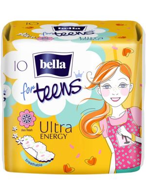 Assorbenti Giorno con Ali Energy 10 pz Teens Bella