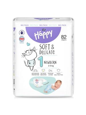 Pannolini Taglia 1 Newborn 2/5 Kg Happy