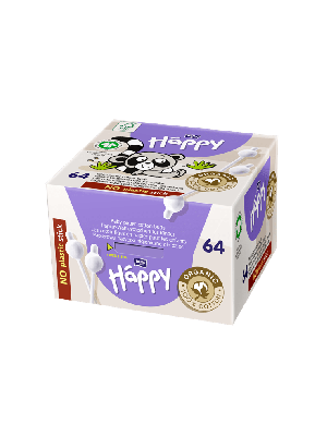 Cotton Fioc Baby in Carta Protezione Timpano 64 pz Happy