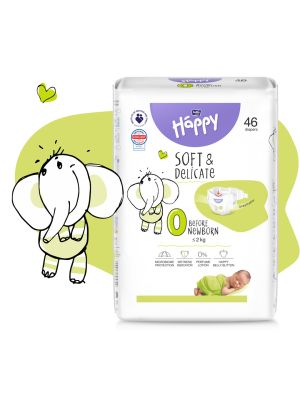 Pannolini Taglia 0 Prematuro 2 Kg Happy
