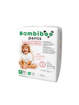 Pannolini Mutandina In Bambù Taglia 5 Junior 12/17 Kg Bambiboo
