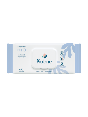 Salviette Biolane Per Bambini Viso E Mani - 768 Salviette Ultra Delicate | Senza Alcool E Biodegradabili