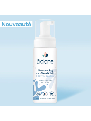 Shampoo Mousse Crosta Lattea 150 ml Biolane