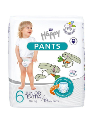 Pannolini Mutandina Taglia 6 Junior Extra +16 Kg Happy