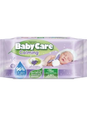 Salviette Sensitive Acqua Pure Lavanda 63 pz Babylino
