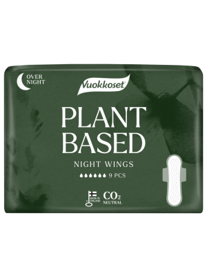 Assorbenti Notte con Ali a Base Vegetale 9 pz Vuokkoset