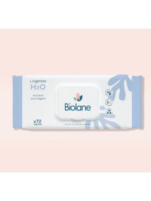 Salviette Detergenti all'Acqua 72 pz Biolane