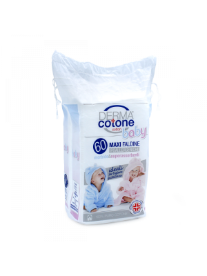 Quadrotti Cotone Bio 60 pz Dermacotone