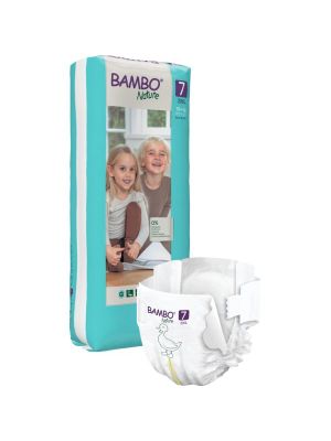 Pannolini Taglia 7 XXLarge +18 Kg Bambo Nature