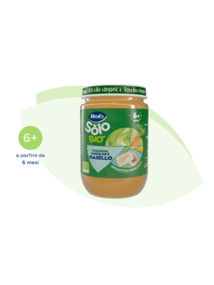 Omogeneizzato Verdurine, Fagiolini e Nasello 190 gr Hero Bio