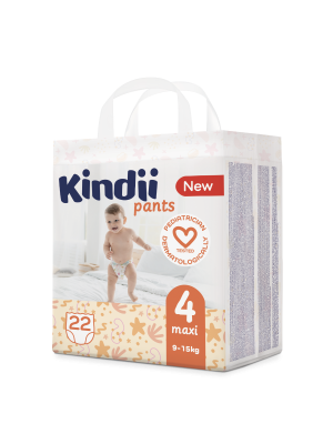 Pannolini Mutandina Taglia 4 Maxi 9/15 Kg Kindii
