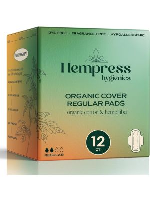 Assorbenti Giorno con Ali in Canapa 12 pz Hempress Cleanic