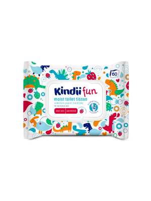 Salviette Carta Igienica Umida Con Aloe Vera 60 pz Kindii