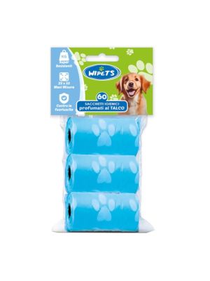 Sacchetti igienici per pupù cane 60 pz Wipets