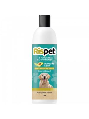 Shampoo e Conditioner per Cani a pelo corto 370 ml Rispet