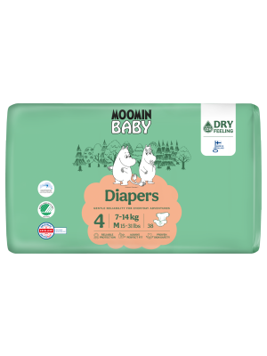 pannolini ecologici moomin baby tg 4  7/14 kg