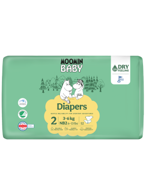 pannolini Moomin Baby 3/6 kg 