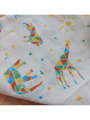 Mussola Swaddle 2 pz Cotone Biologico 70X70 cm GrunSpecht 