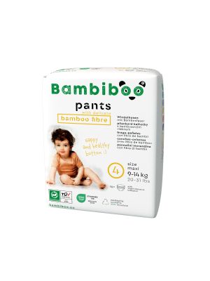 Pannolini Mutandina In Bambù Taglia 4 Maxi 9/14 Kg Bambiboo