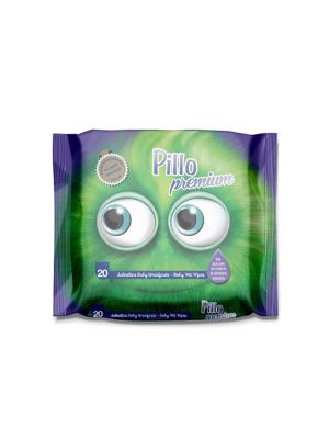 Salviette Detergenti con Aloe 20 pz Pillo