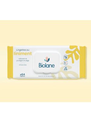 Salviette Detergenti al Linimento 64 pz Biolane