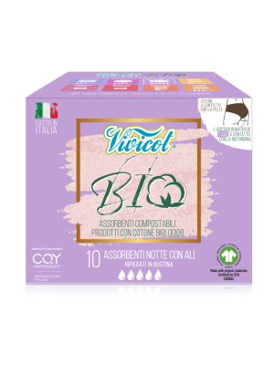 vivicot assorbenti notte con ali