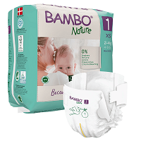 Pannolini Taglia 1 Newborn 2/4 Kg Bambo Nature