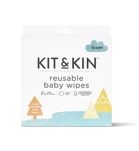 Salviettine lavabili e riutilizzabili Kit&Kin ideali per il cambio del  pannolino
