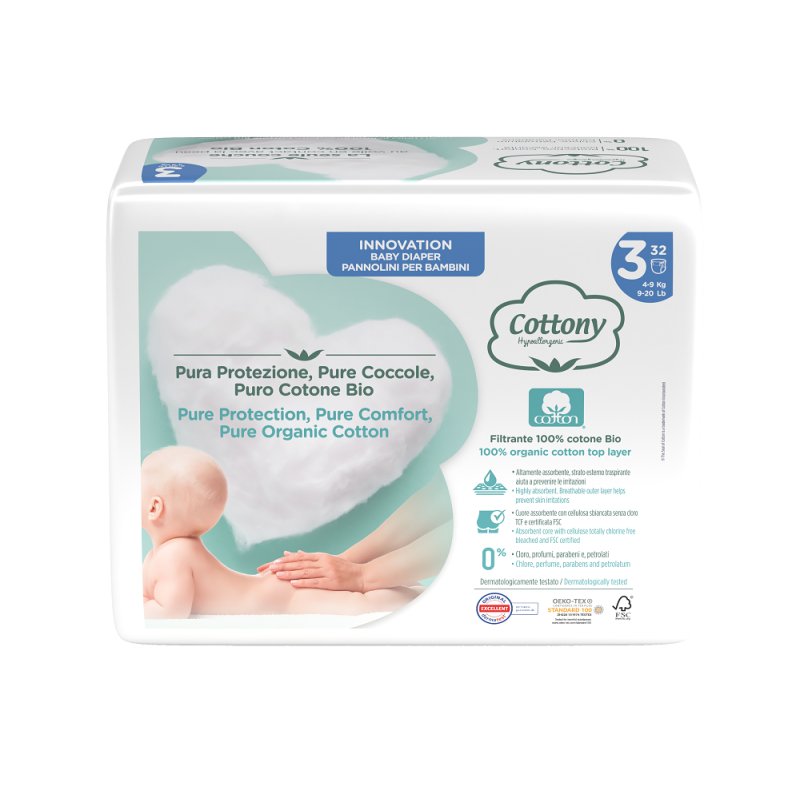 Set 3 pezzi mutandine anatomiche neonato celeste 6-9 mesi in cotone