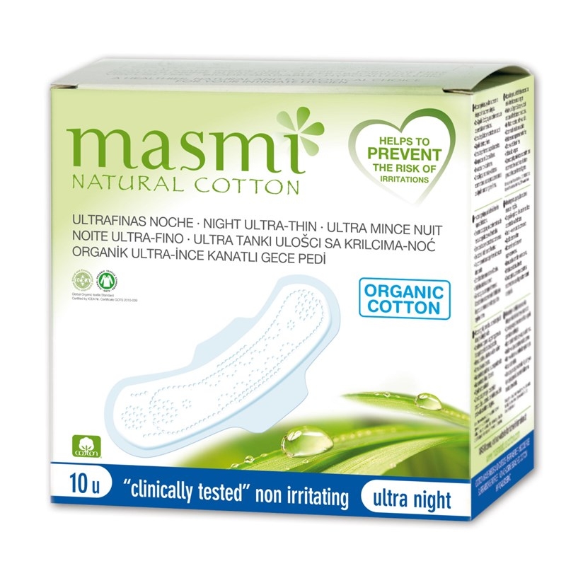 assorbenti notte ultra cotone masmi