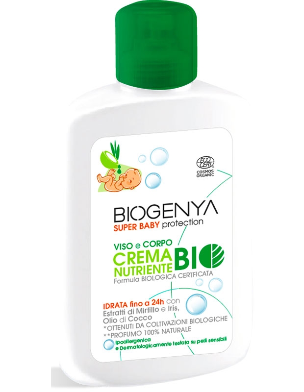 crema viso e corpo baby biogenya idratante